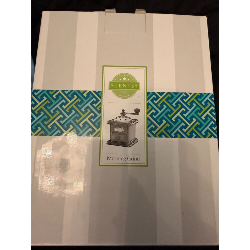 Scentsy Morning Grind Retired Coffee Grinder Wax Warmer w/ Original Box